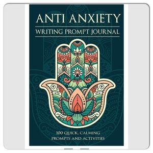 Anti Anxiety writing prompt journ, got wet in mail